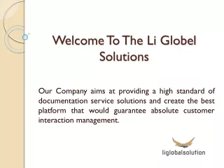 Welcome to Li Global Solution