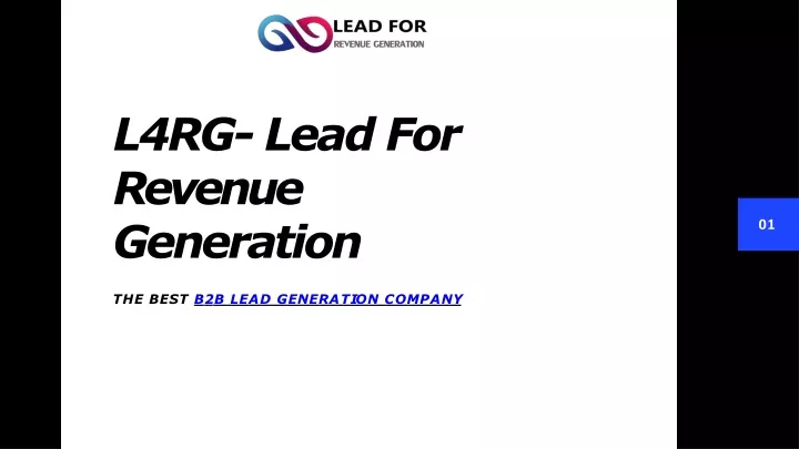 l4rg lead for revenue generation