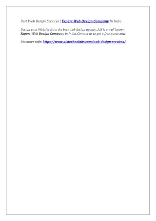best web design services expert web design