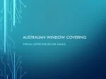 Roller blinds - slide 1