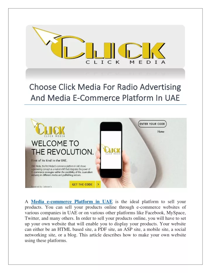 choose click media for radio advertising choose
