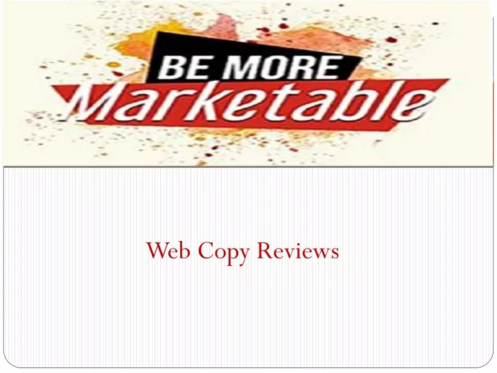 web copy reviews
