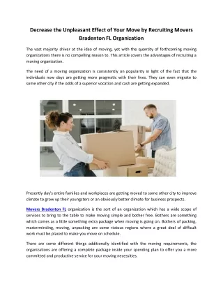 decrease the unpleasant effect of your move
