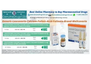 Leucovorin Calcium Folinate Medication Price, Dosage, Uses, Side Effects - #GenuineDrugs123