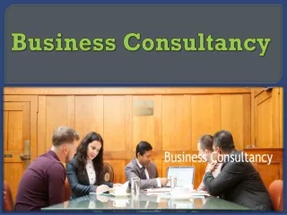 business consultancy