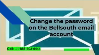 Change the password on Bellsouth