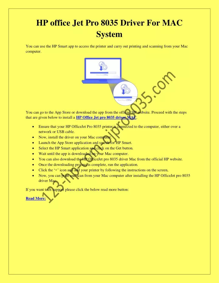 hp office jet pro 8035 driver for mac system