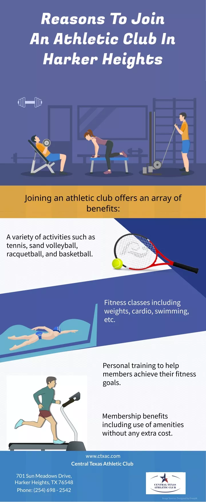 reasons to join an athletic club in harker heights