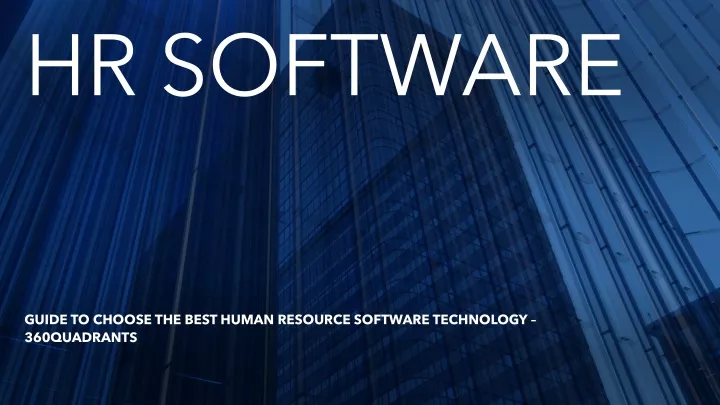 hr software