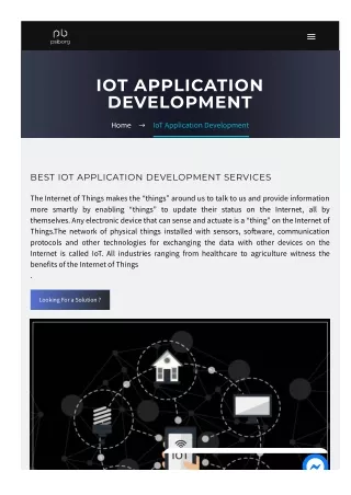 Iot application development- psiborg technologies