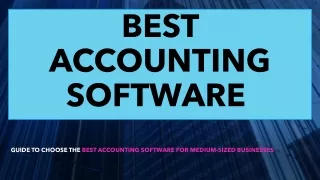 best accounting software