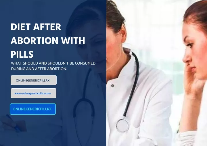 diet after abortion with pills what should