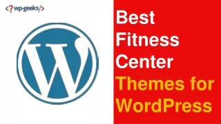 best fitness center themes for wordpress