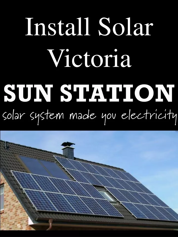 install solar victoria