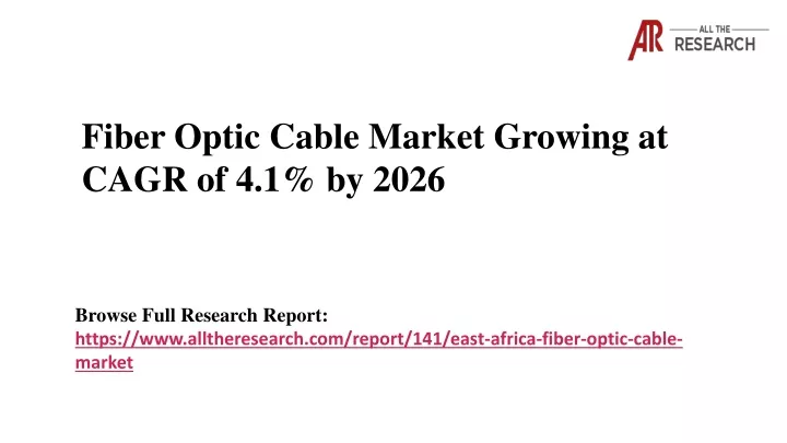 fiber optic cable market growing at cagr
