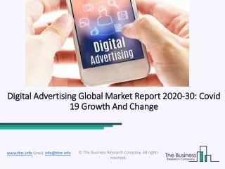 Global Digital Advertising Market Opportunities And Strategies To 2030