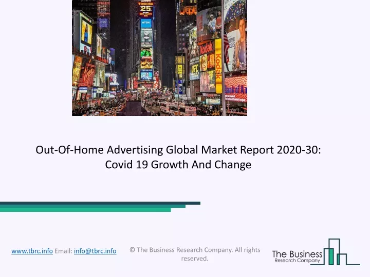 out of home advertising global market report 2020
