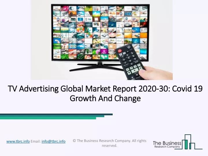 tv advertising global market report 2020 30 covid 19 growth and change