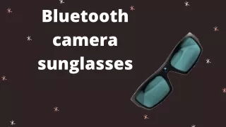 bluetooth camera sunglasses