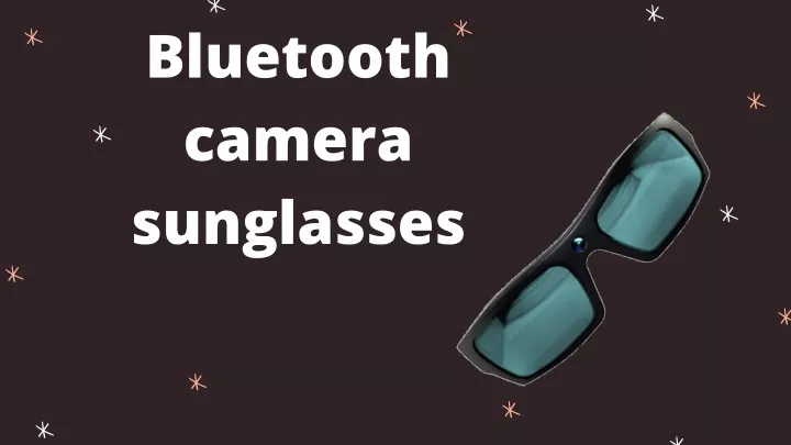 bluetooth camera sunglasses