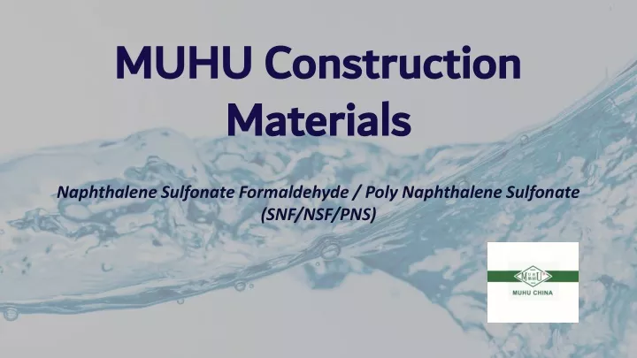 muhu construction materials