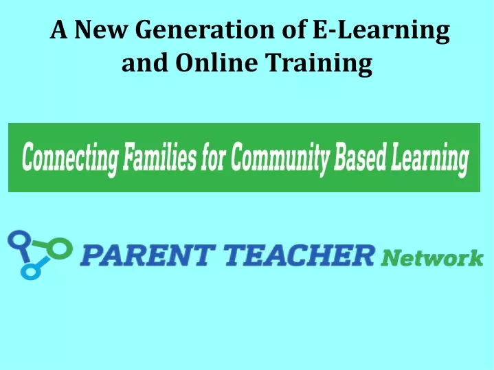 a new generation of e learning and online training