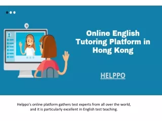 Professional Foreign English Tutors & Online Tutoring Platform