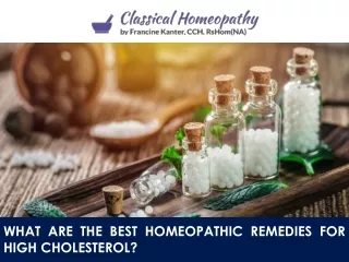what are the best homeopathic remedies for high
