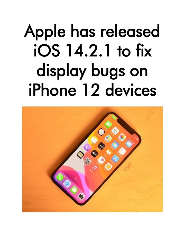 apple has released apple has released