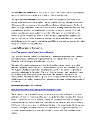 the global smart grid market size was valued