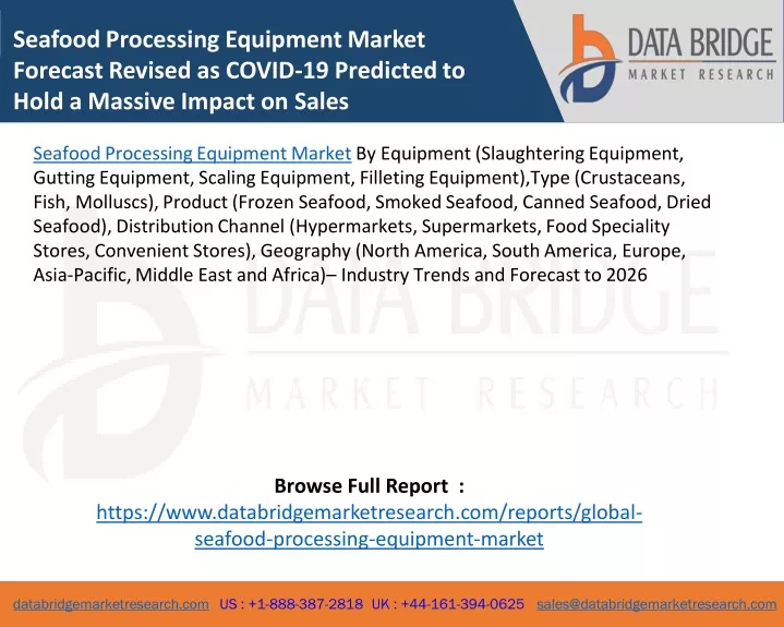 seafood processing equipment market forecast
