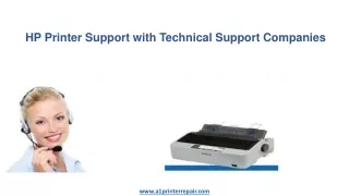 HP Printer Support with Technical Support Companies