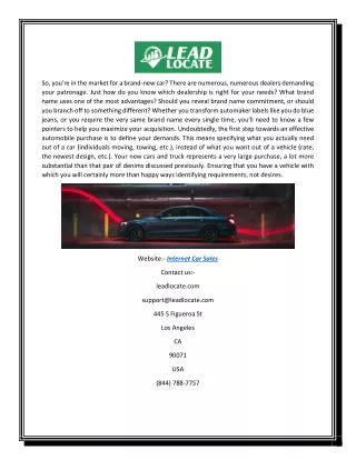 so you re in the market for a brand new car there