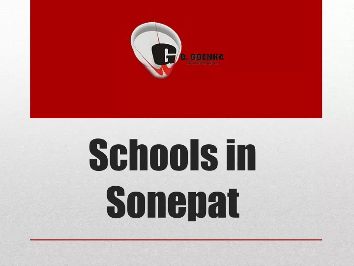 schools in sonepat