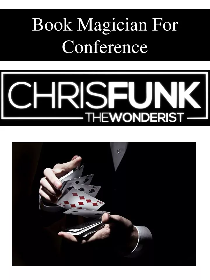 book magician for conference