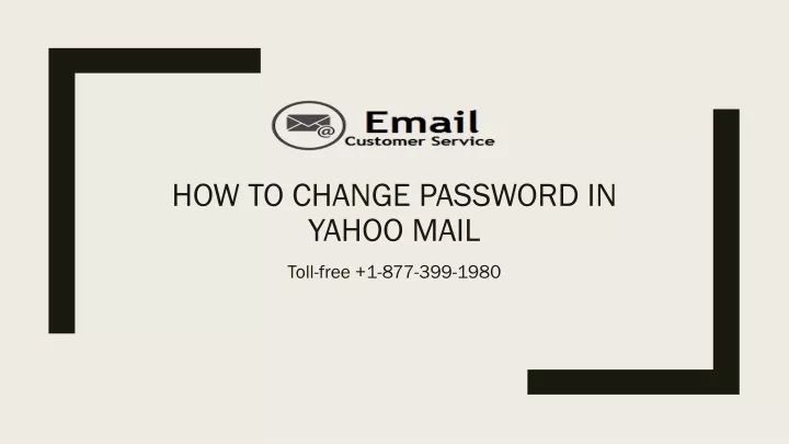 how to change password in yahoo mail