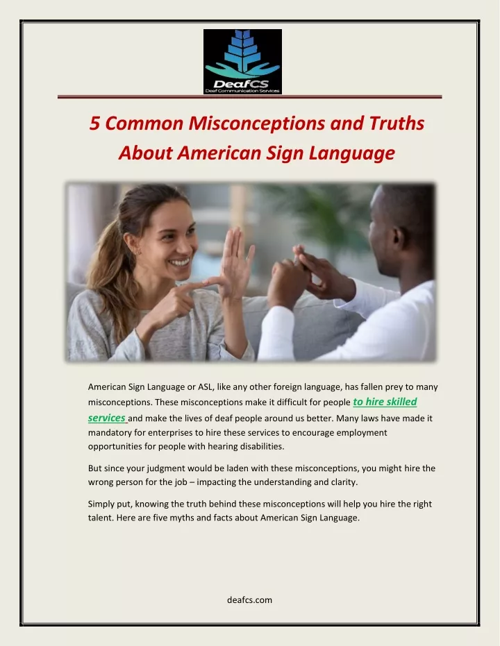 5 common misconceptions and truths about american