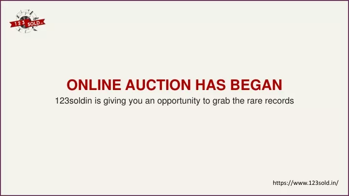 online auction has began