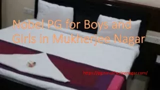 Pg accomodation in mukherjee nagar delhi