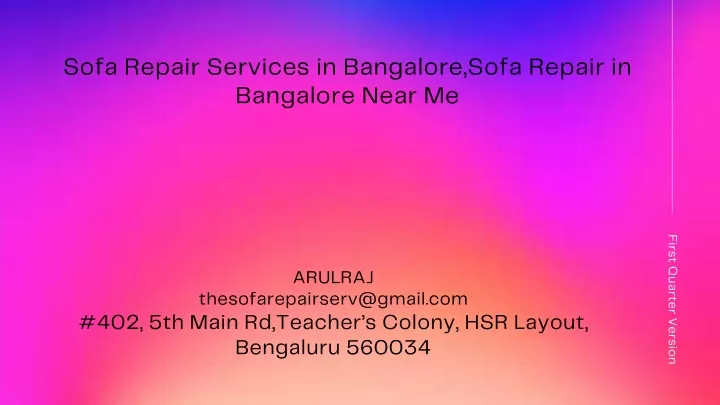 sofa repair services in bangalore sofa repair