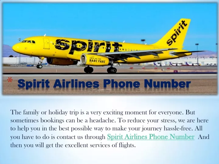 spirit airlines phone number spirit airlines