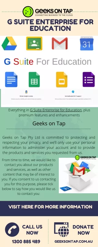 G Suite Enterprise for Education