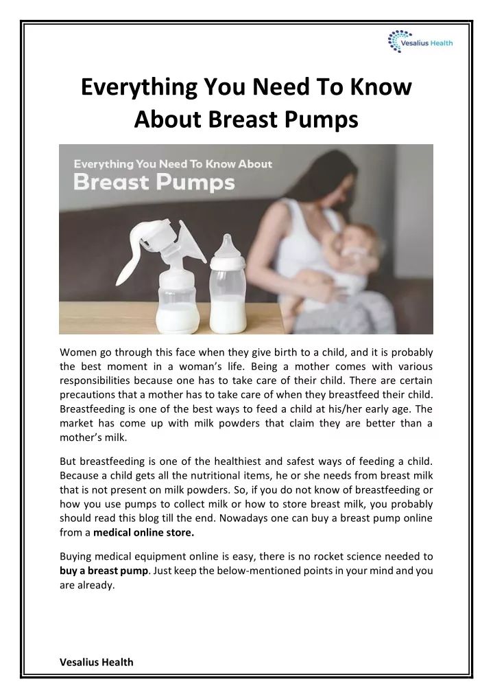 everything you need to know about breast pumps