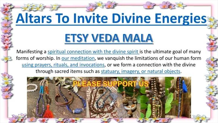 altars to invite divine energies