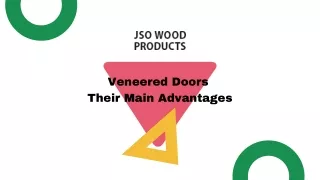 Veneered Doors: Their Main Advantages