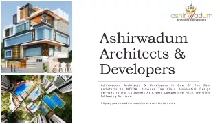 Best Architects in NOIDA - Ashirwadum Architects & Developers