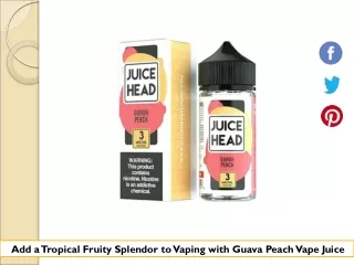 add a tropical fruity splendor to vaping with