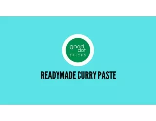 Readymade Curry Paste