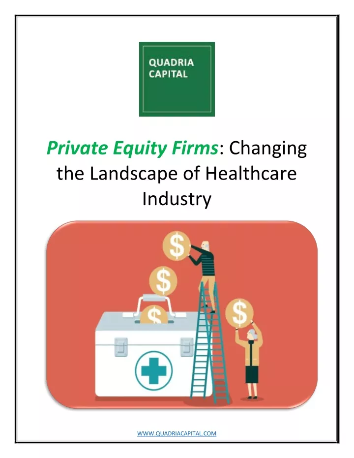 private equity firms changing the landscape
