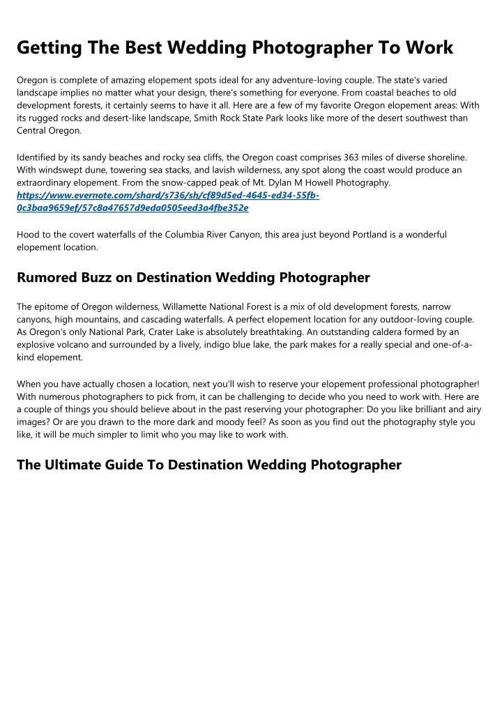 getting the best wedding photographer to work